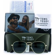 Toms Teddy Polarize/uv Metal Güneş Gözlüğü Metalik Sarı  TT1005C103