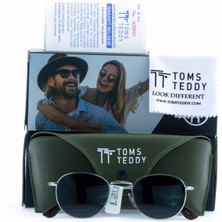 Toms Teddy Polarize/uv Metal Güneş Gözlüğü Nikel TT1024C101