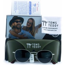 Toms Teddy Polarize/uv Metal Güneş Gözlüğü Mat Nikel TT1024C101M