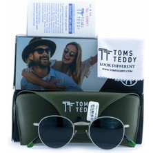 Toms Teddy Polarize/uv Metal Güneş Gözlüğü Mat Nikel  TT1038C101M