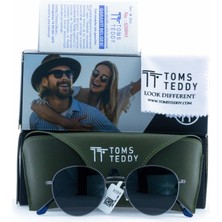 Toms Teddy Polarize/uv Metal Güneş Gözlüğü Füme TT1043C102