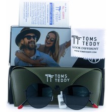 Toms Teddy Polarize/uv Metal Güneş Gözlüğü Siyah TT1043C108