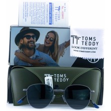 Toms Teddy Polarize/uv Metal Güneş Gözlüğü Mat Füme TT1050C102M