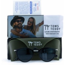 Toms Teddy Polarize/uv Güneş Gözlüğü Parlak Siyah TT2012-3C101P