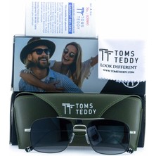Toms Teddy Polarize/uv Metal Güneş Gözlüğü Nikel Siyah TT1052C101-SİYAH