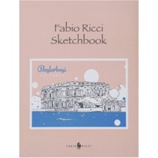 Fabio Ricci Sırttan Dikişli Çizim Defteri 80 gr 19 x 25 cm