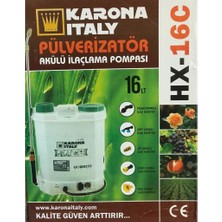 Karona Italy Akülü 16 Litre Ilaclama Makinesi Pompası