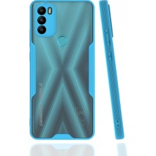 Kzy General Mobile GM21 Plus Kılıf Kamera Korumalı Colorful Kapak - Mavi