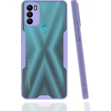 Kzy General Mobile GM21 Plus Kılıf Kamera Korumalı Colorful Kapak - Lila