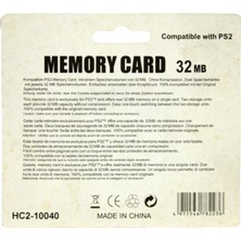 Gizala Ps2 32MB Memory Card Playstation 2 32 MB Hafıza Kartı