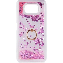 Case Street Xiaomi Poco X3 Pro Kılıf Milce Sulu Yüzüklü Silikon Arka Kapak Pembe