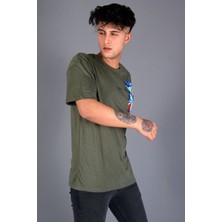 Hkr Hacker Denim Erkek Likralı Baskılı Oversıze T-Shirt