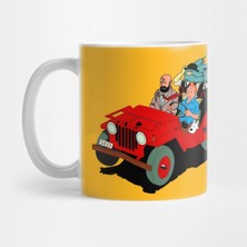 Pixxa Tintin Black Gold Kupa Bardak