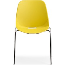 Bürotime Quıck Sandalye | Krom Ayak - Yeşil