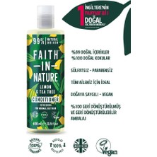 Faıth In Nature %99 Doğal Içerikli Ferahlatıcı Saç Bakım Kremi- Normal&yağlanmaya-Kepeğe Meyilli Saçlar Için Limon&çay Ağacı