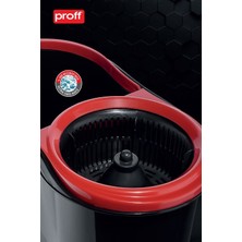 proff Quantum Turbo Black Mop Mıcrofiber Temizlik Seti Döner Başlıklı