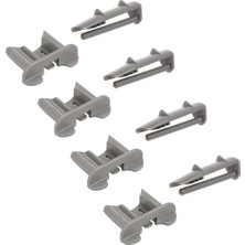 Parmis Altus Bulaşık Makinesi 4 Ön 4 Arka Sepet Ray Kapağı Tutucu Stoper 8 Li Takım RK0001-8-2