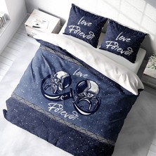 Monohome Space Infinity 3D Pamuk Saten Çift Kişilik Nevresim Takımı