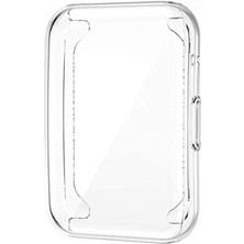 Case Street Honor Watch Fit Elegant Kordon Önü Kapalı Şeffaf Silikon Renksiz