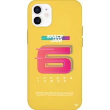Deercase Apple iPhone 12 Sarı Renkli Silikon King James Telefon Kılıfı