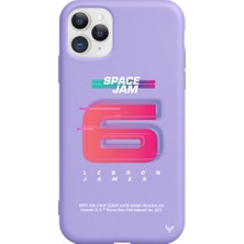 Deercase Apple iPhone 11 Pro Lila Renkli Silikon King James Telefon Kılıfı