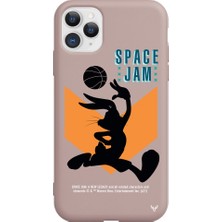 Deercase Apple iPhone 11 Pro Pembe Renkli Silikon Space Jam A New Telefon Kılıfı