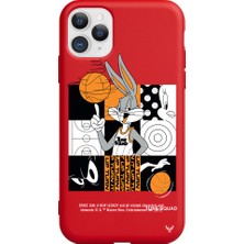 Deercase Apple iPhone 11 Pro Kırmızı Renkli Silikon Space Squad Telefon Kılıfı