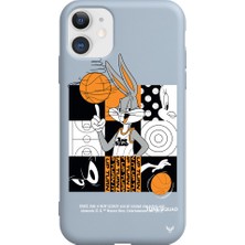 Deercase Apple iPhone 11 Mavi Renkli Silikon Space Squad Telefon Kılıfı