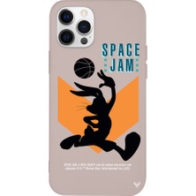 Deercase Apple iPhone 12 Pro Max Pembe Renkli Silikon Space Jam A New Telefon Kılıfı