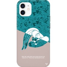 Deercase Apple iPhone 12 Pembe Renkli Silikon Lola Jam Telefon Kılıfı