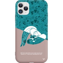 Deercase Apple iPhone 11 Pro Max Pembe Renkli Silikon Lola Jam Telefon Kılıfı