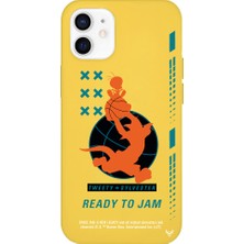 Deercase Apple iPhone 12 Mini Sarı Renkli Silikon Ready To Jam Telefon Kılıfı