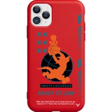 Deercase Apple iPhone 11 Pro Kırmızı Renkli Silikon Ready To Jam Telefon Kılıfı