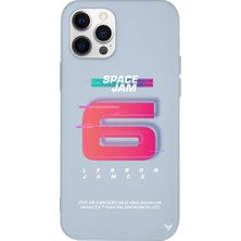 Deercase Apple iPhone 12 Pro Max Mavi Renkli Silikon King James Telefon Kılıfı