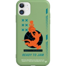 Deercase Apple iPhone 11 Yeşil Renkli Silikon Ready To Jam Telefon Kılıfı