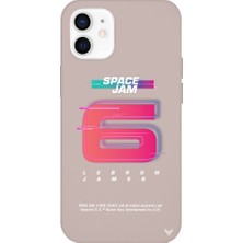 Deercase Apple iPhone 12 Pembe Renkli Silikon King James Telefon Kılıfı