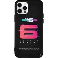 Deercase Apple iPhone 12 Pro Max Siyah Renkli Silikon King James Telefon Kılıfı