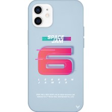 Deercase Apple iPhone 12 Mavi Renkli Silikon King James Telefon Kılıfı