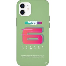 Deercase Apple iPhone 12 Yeşil Renkli Silikon King James Telefon Kılıfı
