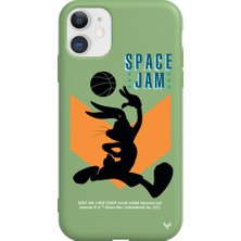 Deercase Apple iPhone 11 Yeşil Renkli Silikon Space Jam A New Telefon Kılıfı