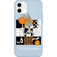 Deercase Apple iPhone 12 Mini Mavi Renkli Silikon Space Squad Telefon Kılıfı