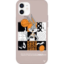 Deercase Apple iPhone 12 Pembe Renkli Silikon Space Squad Telefon Kılıfı