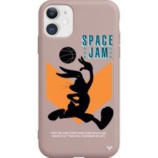 Deercase Apple iPhone 11 Pembe Renkli Silikon Space Jam A New Telefon Kılıfı