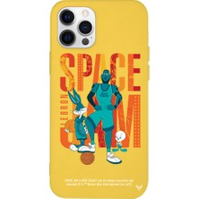 Deercase Apple iPhone 12 Pro Max Sarı Renkli Silikon King Jam Telefon Kılıfı