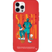 Deercase Apple iPhone 12 Pro Kırmızı Renkli Silikon King Jam Telefon Kılıfı