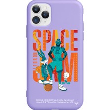 Deercase Apple iPhone 11 Pro Max Lila Renkli Silikon King Jam Telefon Kılıfı