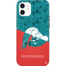 Deercase Apple iPhone 12 Mini Kırmızı Renkli Silikon Lola Jam Telefon Kılıfı