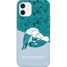 Deercase Apple iPhone 12 Mini Mavi Renkli Silikon Lola Jam Telefon Kılıfı
