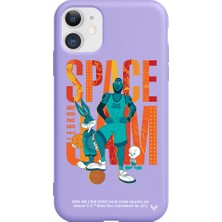 Deercase Apple iPhone 11 Lila Renkli Silikon King Jam Telefon Kılıfı