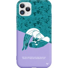 Deercase Apple iPhone 11 Pro Max Lila Renkli Silikon Lola Jam Telefon Kılıfı